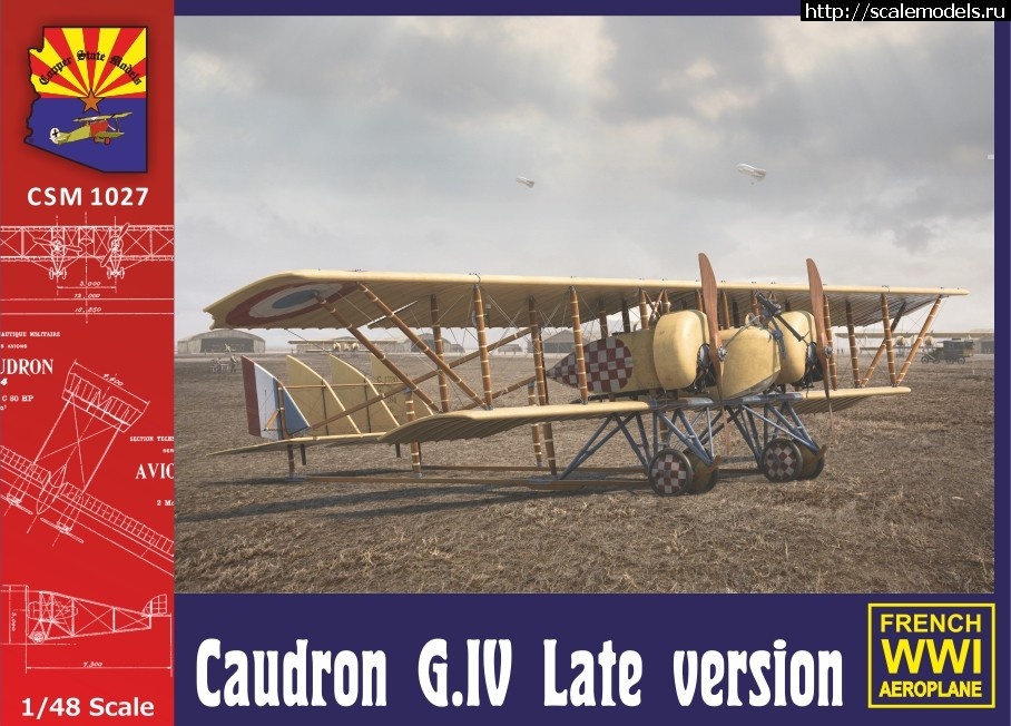 1478429007_1015528-12741-34-pristine.jpg : #1309023/ Caudron G.IV (late), 1:48 Copper State Models  