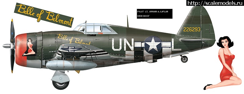 1481040374_p47d22unlbelleofbellmon.jpg : #1319638/ Tamiya 1/48 Republic P-47D Thunderbolt(#10516) -   