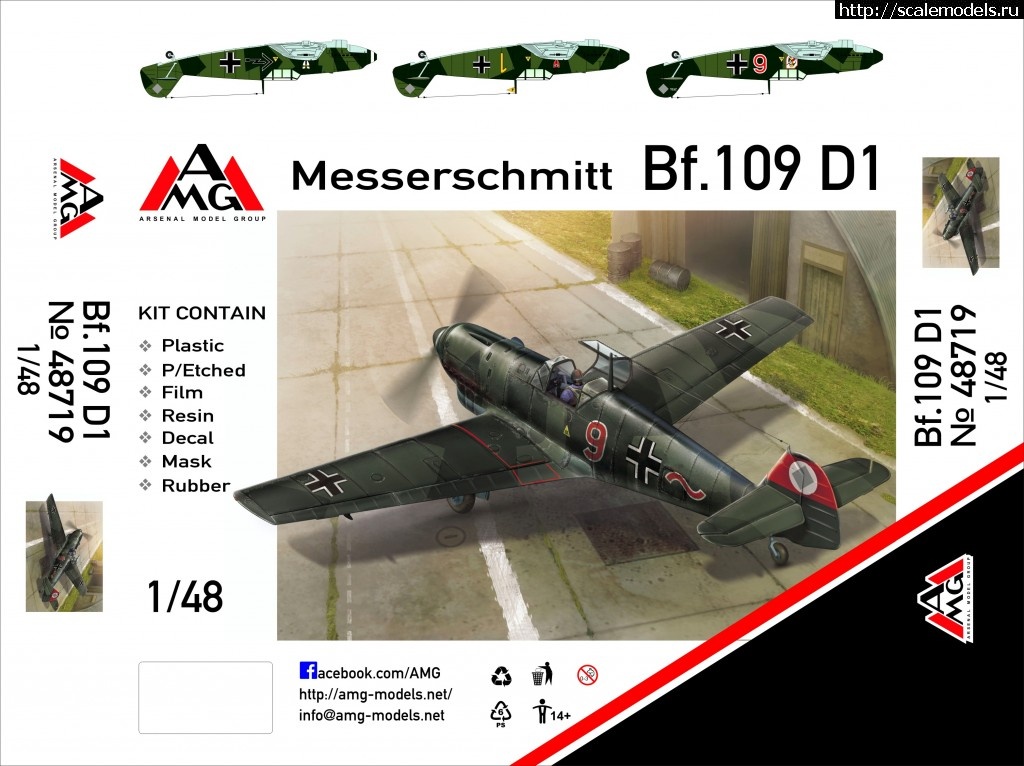 1483957715_Bf-109D.jpg : #1331066/ AMG 1/48 Bf.109A(#10631) -   