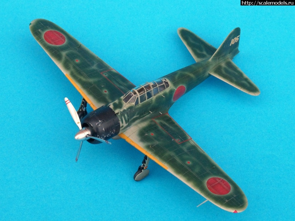 1485856989_DSC04302.jpg : #1339950/ Tamiya A6M3 Zero 1/72 -   