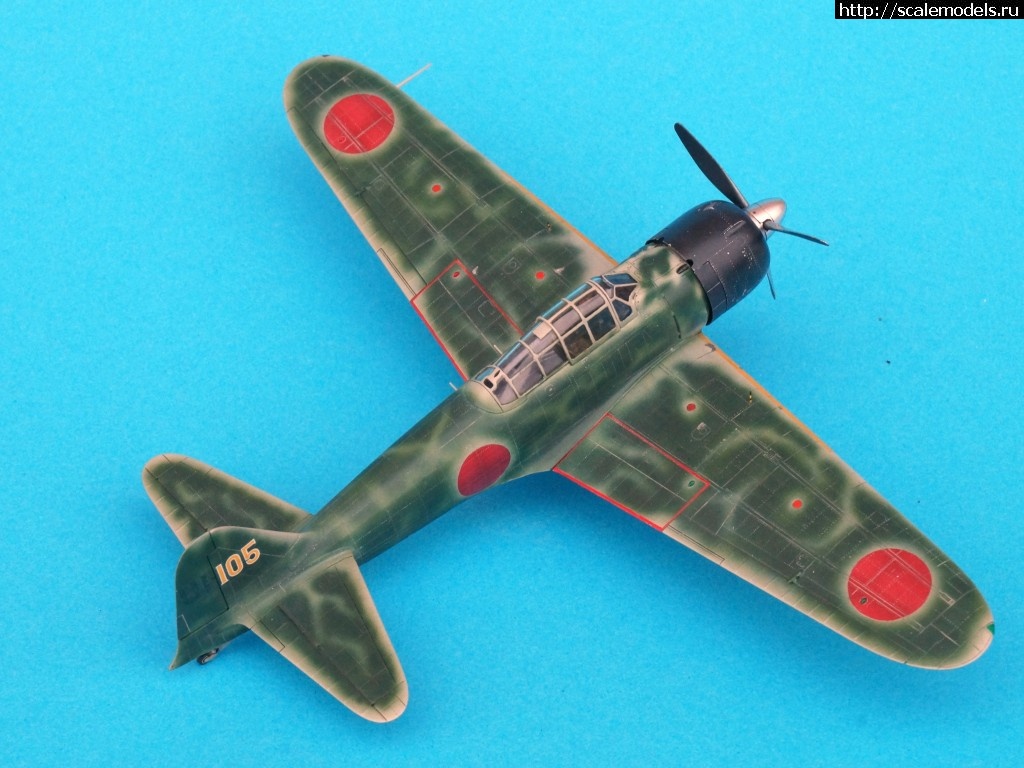 1485857002_DSC04305.jpg : #1339950/ Tamiya A6M3 Zero 1/72 -   