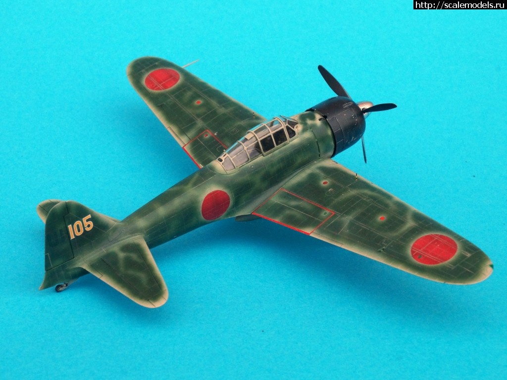 1485857031_DSC04309.jpg : #1339950/ Tamiya A6M3 Zero 1/72 -   