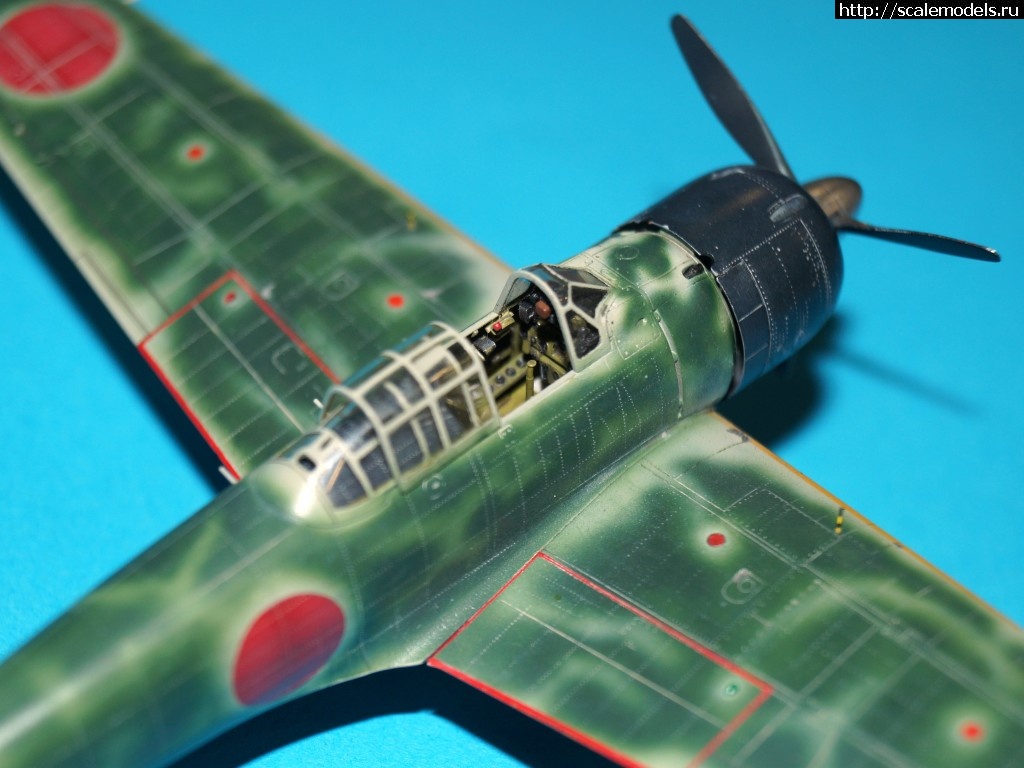 1485872290_DSC04337.jpg : #1339950/ Tamiya A6M3 Zero 1/72 -   