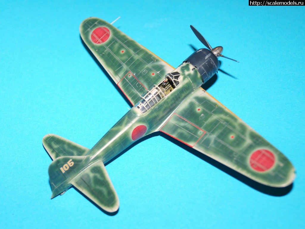 1485872437_DSC04353.jpg : #1339950/ Tamiya A6M3 Zero 1/72 -   