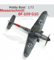 Hobby Boss 1/72 Bf-109G10 -  