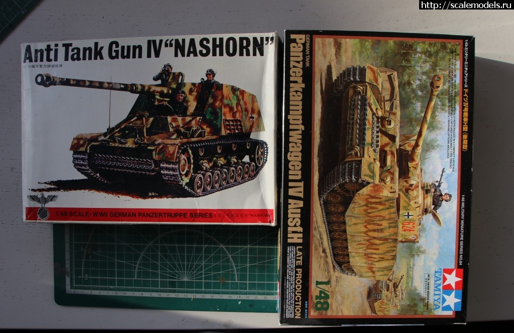 1486295835_IMG_0892.jpg :  "NASHORN"; Fuman(Bandai)+ Pz.Kpfw.IV (Tamiya)  