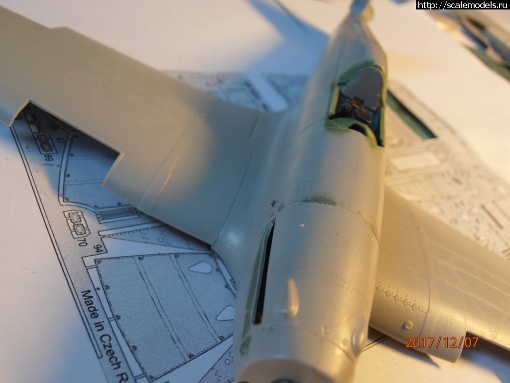 1486370195_PC072405.jpg : #1342297/  Hurricane Mk.1 LE-A P2961  1/48 Italeri  