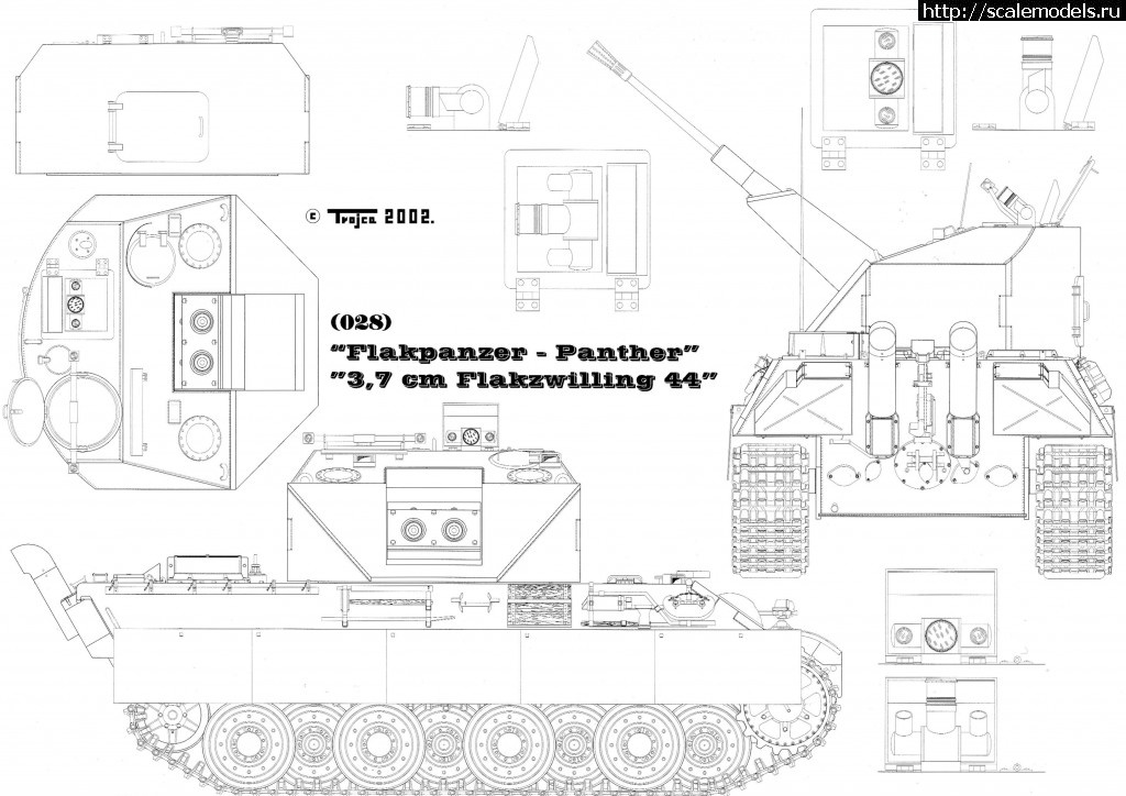 1486823936_Panther-vol-6-46.jpg : http://scalemodels.ru/modules/forum/viewtopic.php?t=68032&am/ 3.7 sm Flakzwilling 44 -  ICM -  