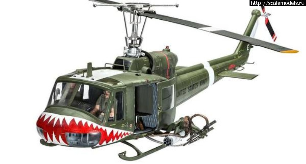 1487694360_5796_rd.jpg : #1349322/ 1/48 Bell UH-1C/B Huey Hog  -    