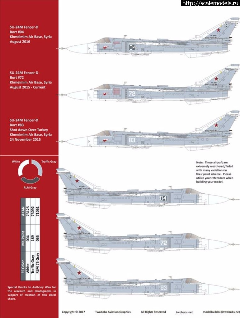 1488528247_16996122_10154773861555033_6662427197380598596_n.jpg :   Two Bobs 1/48 Syrian Sukhois Su-24/Su-34  