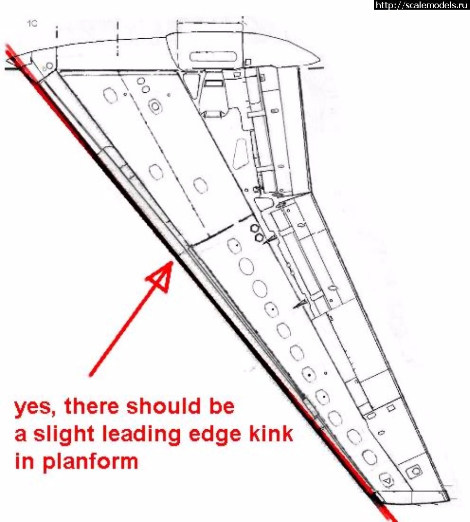 1488624491_Trident1Cwingplanformkinkatleadingedge.jpg : 1/144 Airfix Trident 1C  