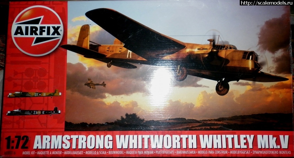 1488691131_P1000734.JPG : AIRFIX 1/72 Armstrong Withworth Whitley Mk V.    