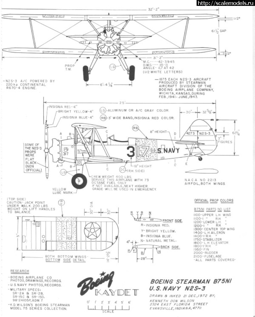 1488720850_drawing_N2S3.jpg : #1353763/ Stearman PT-13/17 Kaydet    