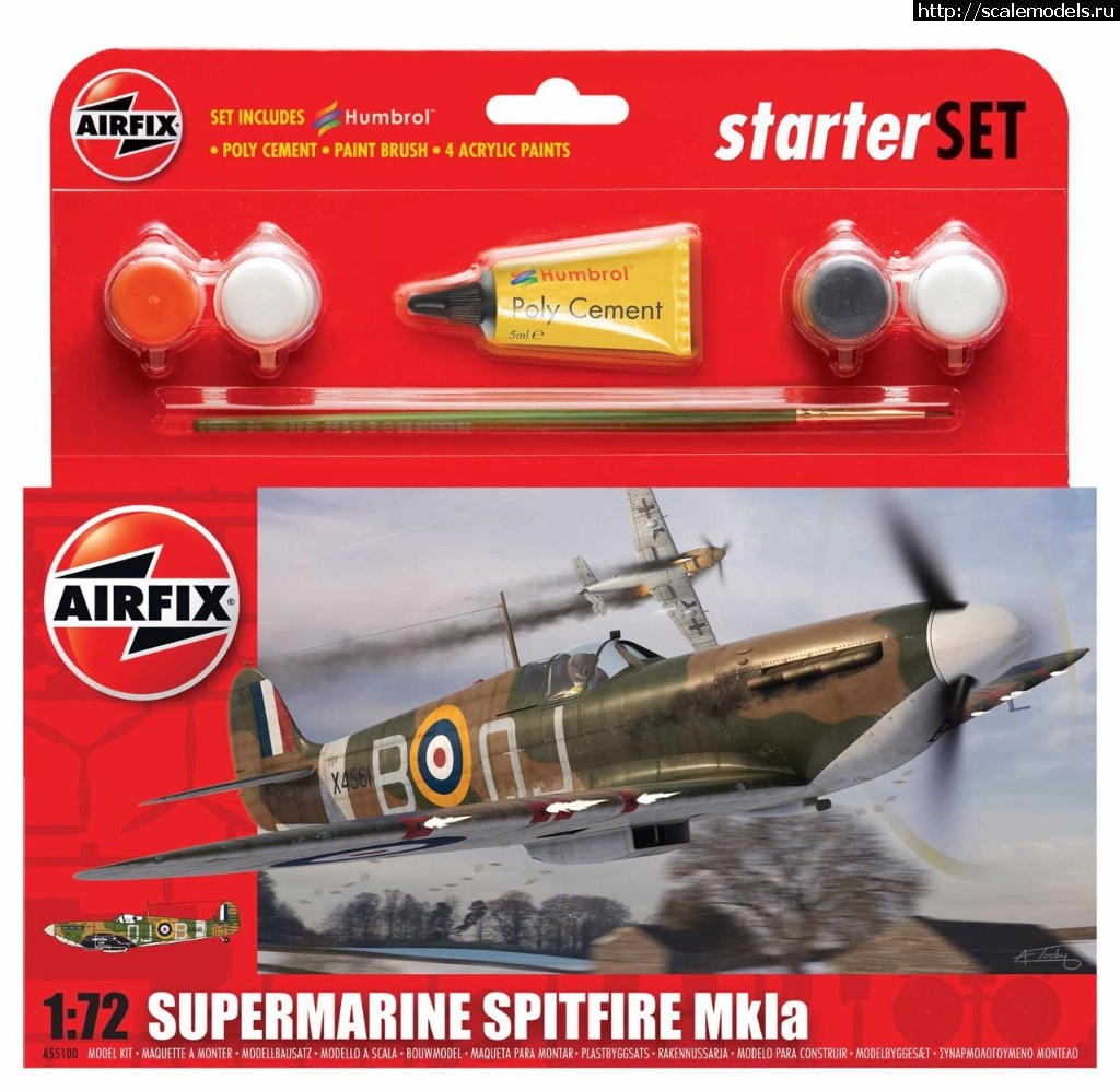 1488723089_003.jpg : 1/72 Spitfire MK. Ia  AIRFIX - !  