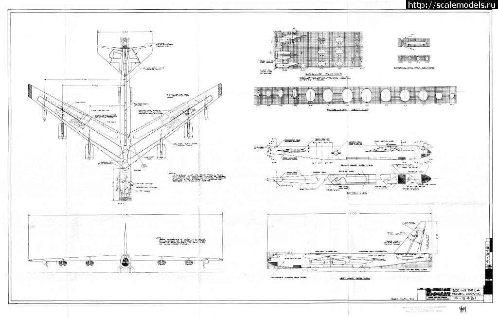 B 52 чертеж