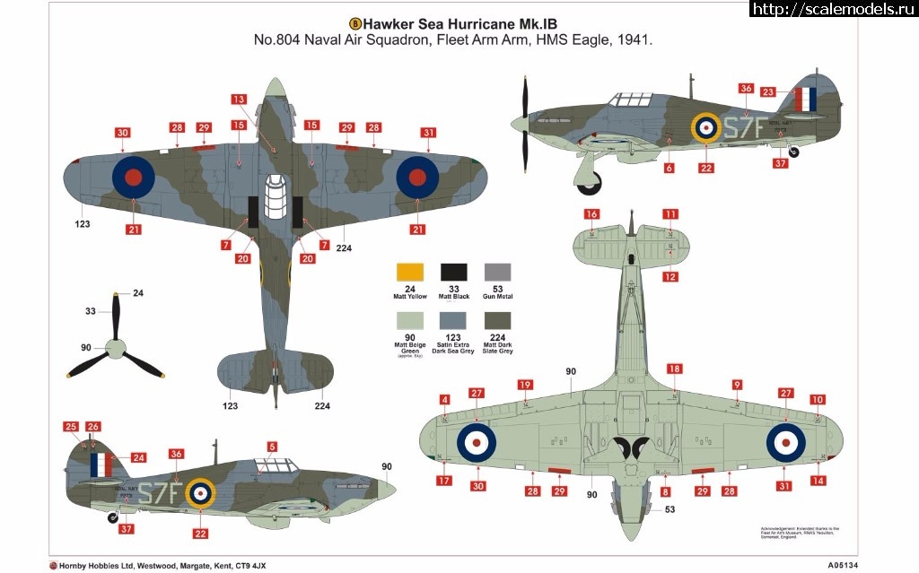 1490157839_a05134-layout-b.jpg :  Airfix 1/48 Hawker Sea Hurricane Mk.IB  