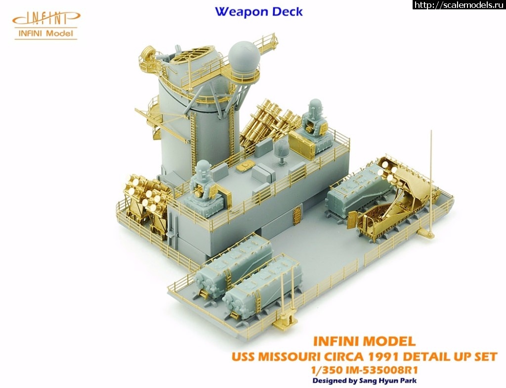 1490159028_32677203353_8478599467_b.jpg :  Infini-model 1/350 USS Missouri BB-63 Circa1991 Detail Up Set for Tamiya  