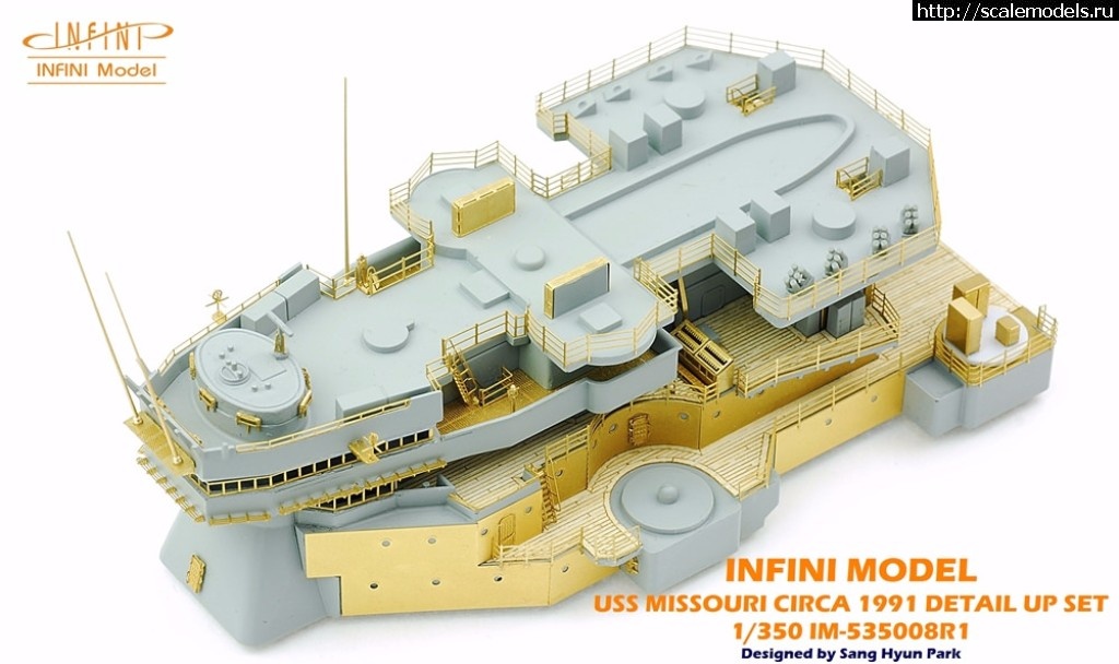 1490159037_32647628354_b6b909a2e6_b.jpg :  Infini-model 1/350 USS Missouri BB-63 Circa1991 Detail Up Set for Tamiya  