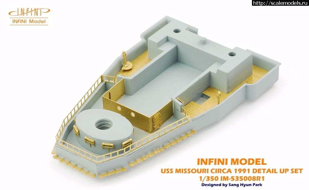 1490159038_33335312952_77262208bd_b.jpg :  Infini-model 1/350 USS Missouri BB-63 Circa1991 Detail Up Set for Tamiya  