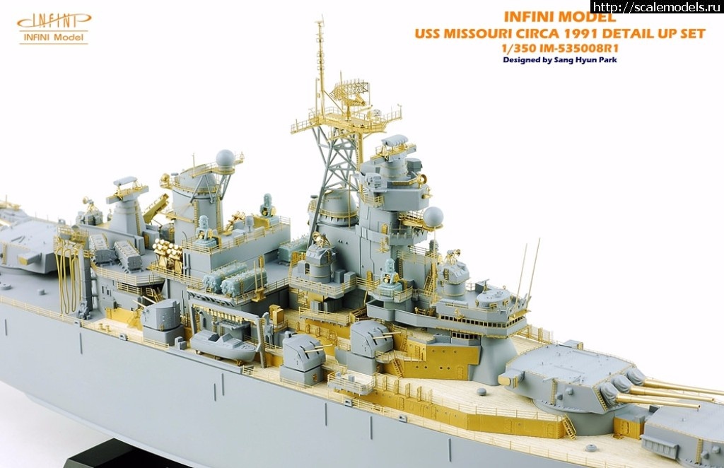 1490159042_33335266262_2049d3f291_b.jpg :  Infini-model 1/350 USS Missouri BB-63 Circa1991 Detail Up Set for Tamiya  