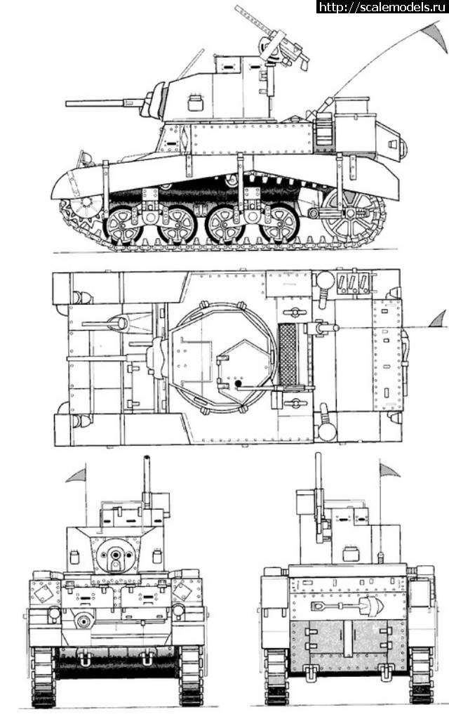 М3 стюарт чертежи
