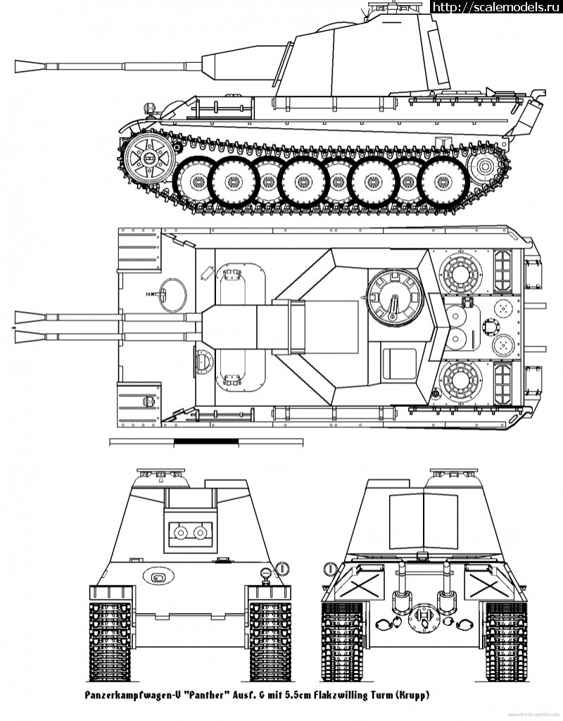 1490703447_55cm_zwilling_flakpanzer_mit_panther_fahrgestell_krupp_5cfbdc8302c1b368e9667c56e22ee9f5.jpg : #1362805/   Pz.Kpfw.V Panther (  )  