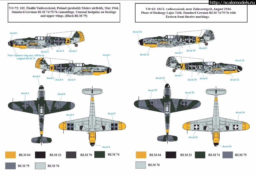 1491980889_17855279_1412734948746895_2237579750566772316_o.jpg :   SBS Model 1/72 & 1/48 Messerschmitt Bf-109G-6 in Hungarian service Vol I. WW II   