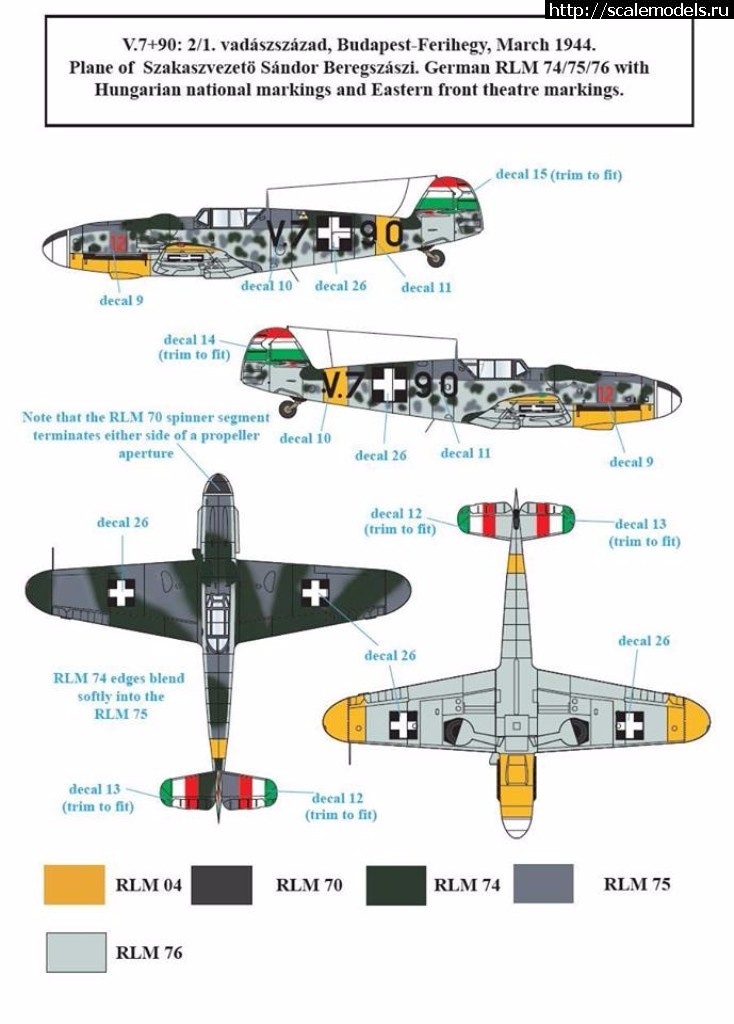 1491980892_17883530_1412735048746885_4568948048971731931_n.jpg :   SBS Model 1/72 & 1/48 Messerschmitt Bf-109G-6 in Hungarian service Vol I. WW II   