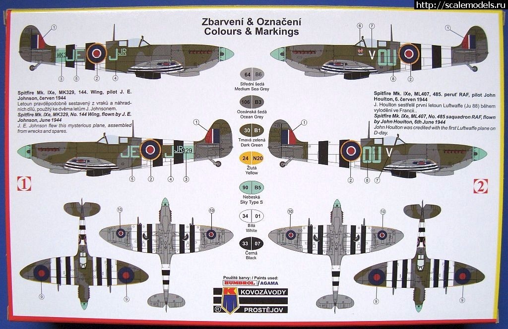 1492606418_ixe002.jpg :  Kovozavody Prostejov 1/72 Spitfire Mk.IXe in RAF Service  