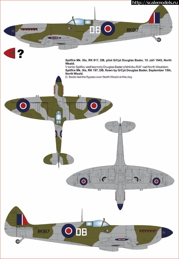 1492606427_reco-4v.jpg :  Kovozavody Prostejov 1/72 Spitfire Mk.IXe in RAF Service  