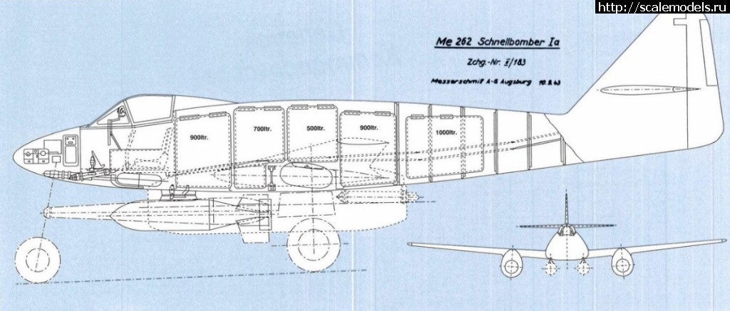 1492628896_novyjj-risunok-1.jpg : #1371429/ Hobby Boss 1/48 Me-262A-2a/U2(#10979) -   