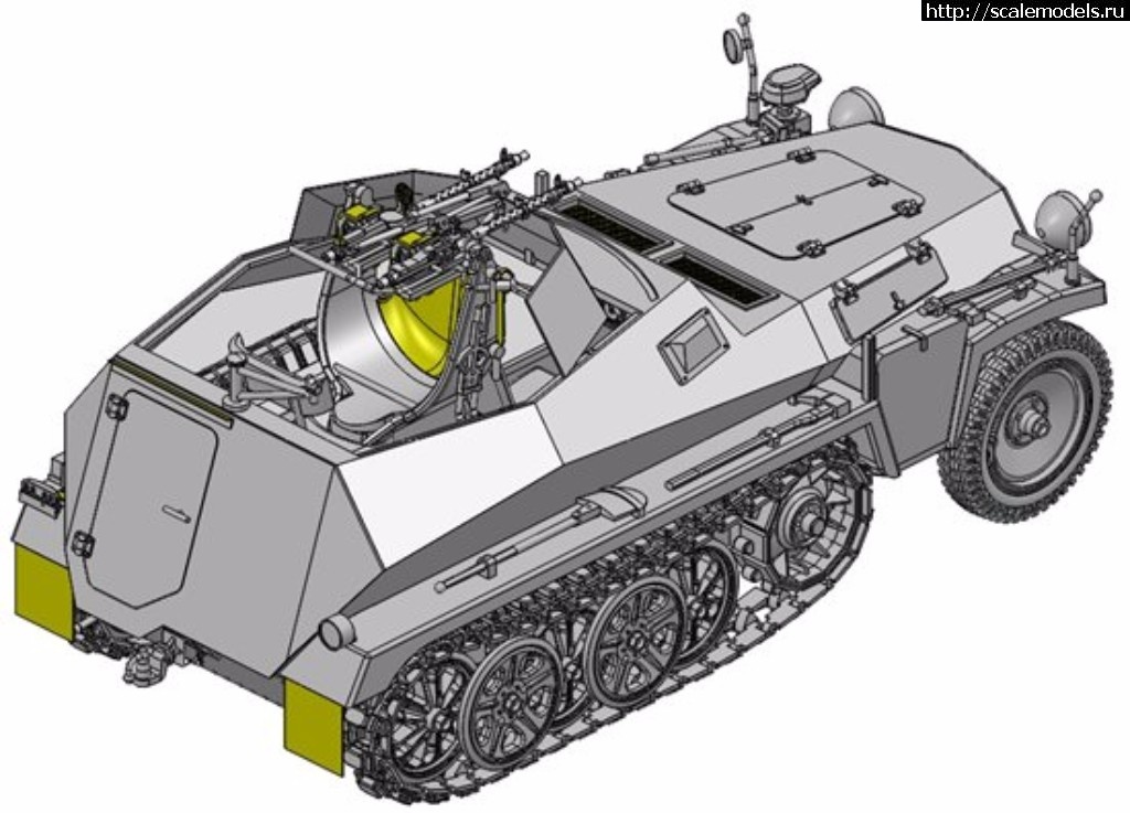 1492673188_l_DRA6878_MFU3.jpg :  Dragon 1/35 Sd.Kfz.250/4 Ausf A leichter Truppenluftschützpanzerwagen  