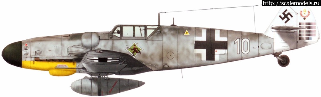 1493630407_2_81_b1.jpg : #1375291/  1/48 Bf-109G6 Alfred Grislawsk(#11041) -   