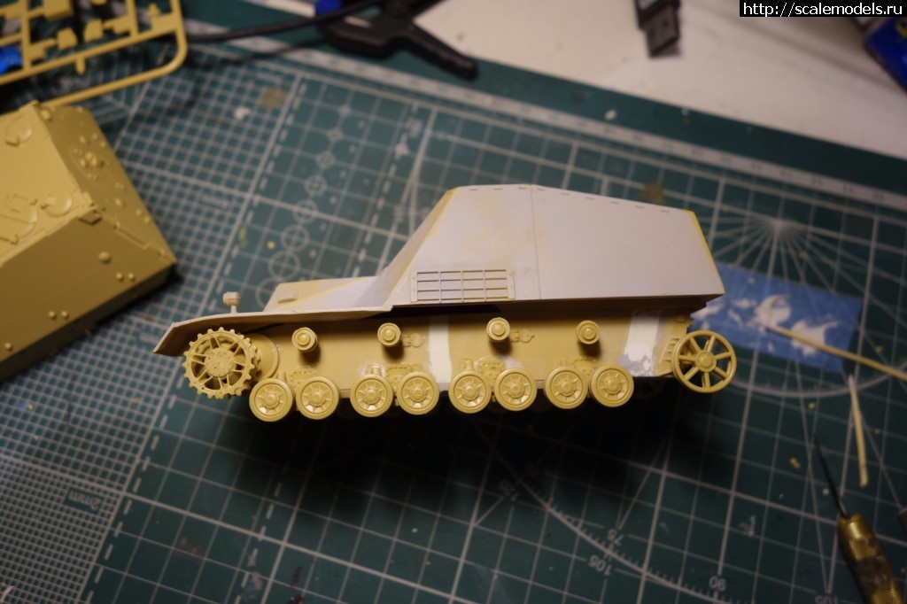 1494357674__DSC8089.JPG : #1378049/  "NASHORN"; Fuman(Bandai)+ Pz.Kpfw.IV (Tamiya)  