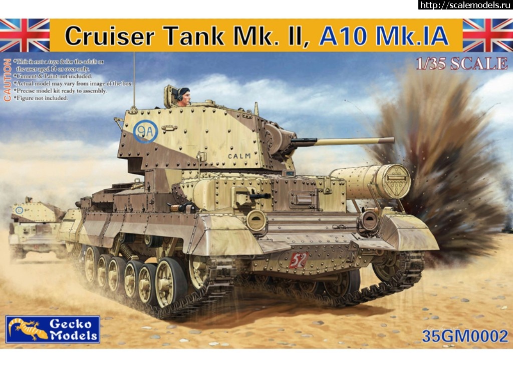 1494478945_eahmwxw.jpg :  Gecko Models 1/35 Cruiser Tank Mk. IICS, A10CS Mk. 1a  