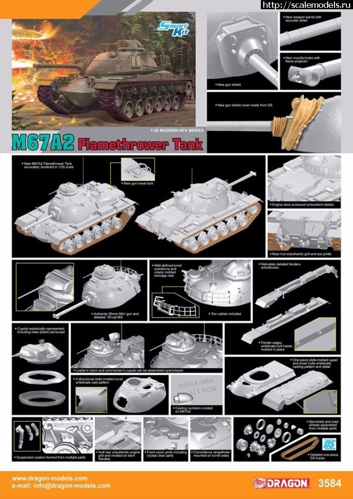 1494583840_18359413_1765530540140091_5812325556137811410_o.jpg :  Dragon 1/35 M67 Flamethrower Tank  