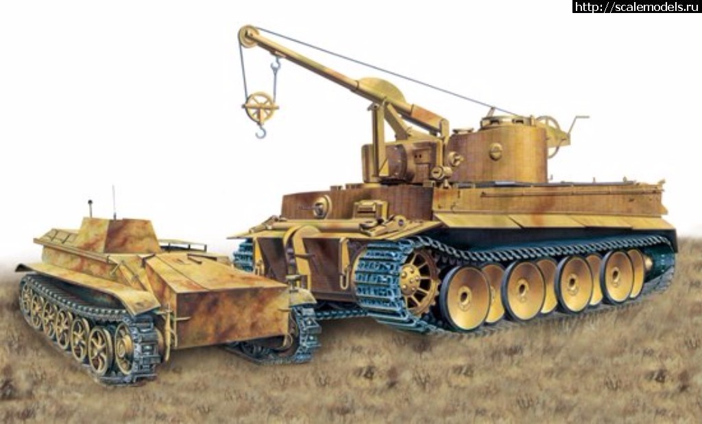 1495189256_l_DRA6865.jpg :  Dragon 1/35 Bergepanzer Tiger I, s.Pz.Abt.508 Demolition Charge Layer mit Borgward IV Ausf.A  