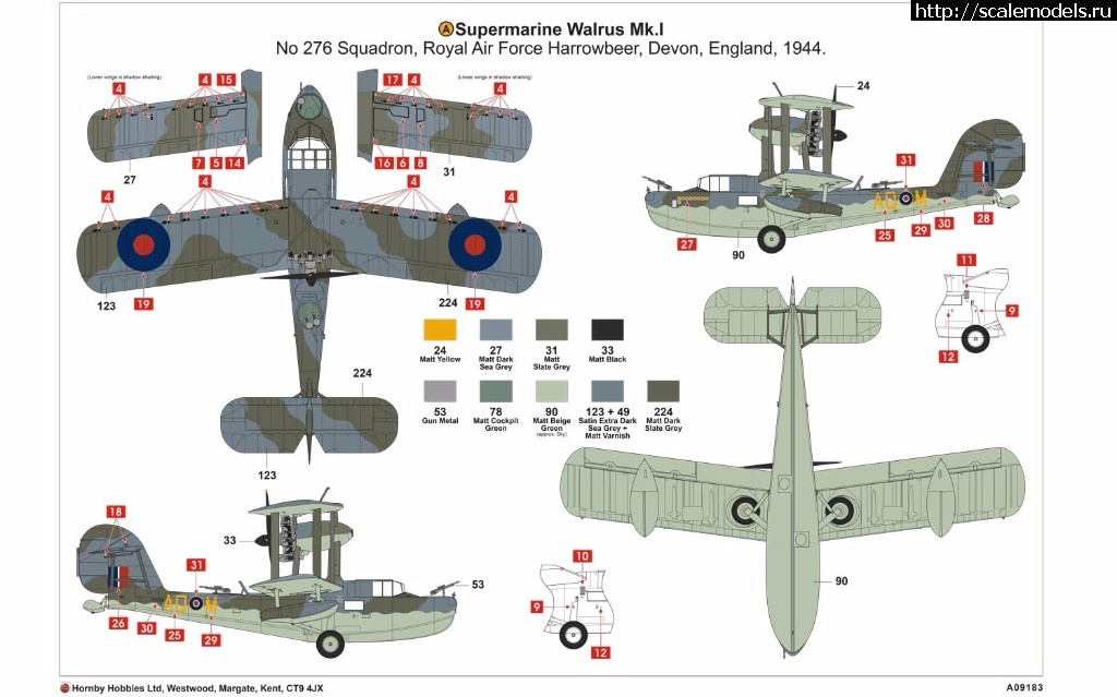 1495203744_a09183-layout-a.jpg :  Airfix 1/48 Supermarine Walrus Mk.I  