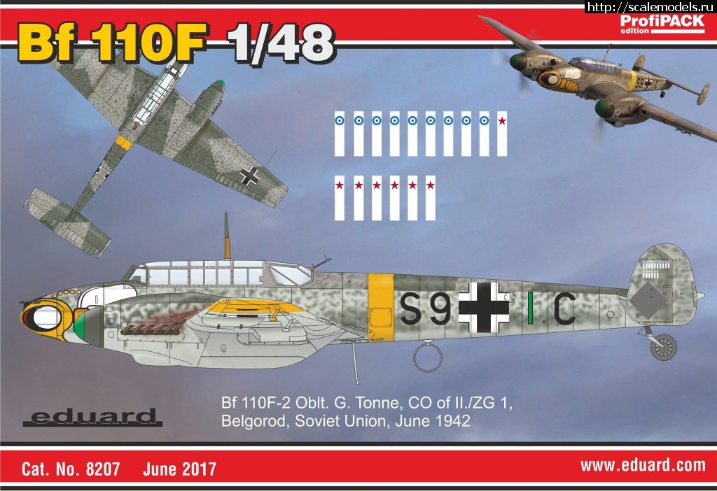 1495786849_18620717_1677257852289155_1541924699024610302_o.jpg :  Eduard 1/48 Bf 110F ProfiPACK  