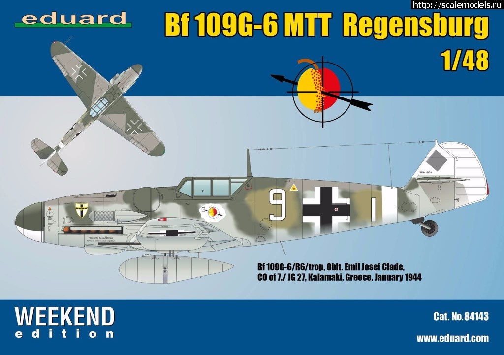 1496226170_18879962_1682995061715434_1040960125103705166_o.jpg :  Eduard 1/48 Bf 109G-6 MTT Regensburg (Weekend edition)  