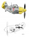 Tiger Model Bf109F-2/U Adolf Galland - EggPlane