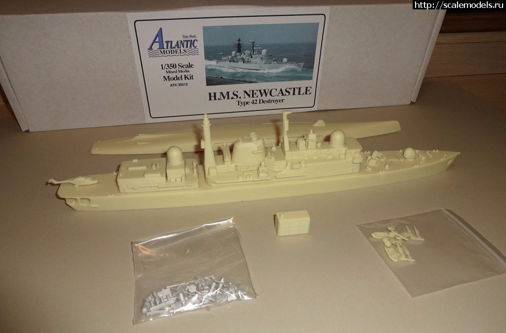 1496391662_18814676_1358298014253770_8423174252888242511_o.jpg :  Atlantic Models 1/350 HMS Newcastle D87 Type 42 Destroyer  