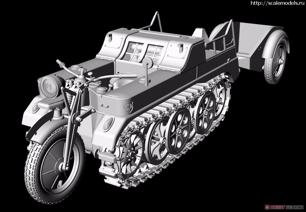 1498216458_10474405b2.jpg :  Fox Models 1/24 Kleines Kettenkrad NSU HK 101 SdKfz 2  Sd.Anh.1   