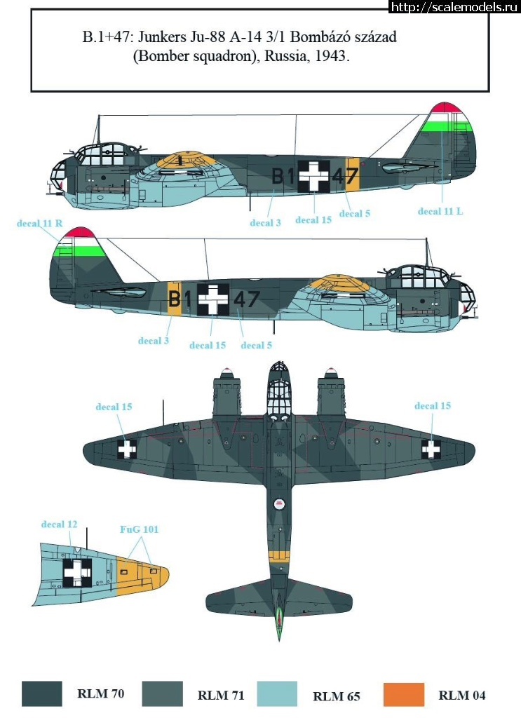 1498547246_image.jpeg :   SBS Model 1/72 & 1/48 Junkers Ju-88 in Hungarian Service WW II  