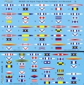 Обзор Rainbow 1/700 и 1/350 IJN signal flags (сигнальные флаги)