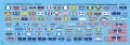 Обзор Rainbow 1/700 и 1/350 IJN signal flags (сигнальные флаги)