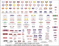 Обзор Rainbow 1/700 и 1/350 IJN signal flags (сигнальные флаги)