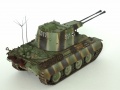 Dragon+Trumpeter 1/35 5,5 cm Zwilling Flakpanzer mit Panther