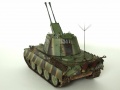 Dragon+Trumpeter 1/35 5,5 cm Zwilling Flakpanzer mit Panther