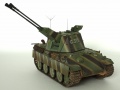 Dragon+Trumpeter 1/35 5,5 cm Zwilling Flakpanzer mit Panther